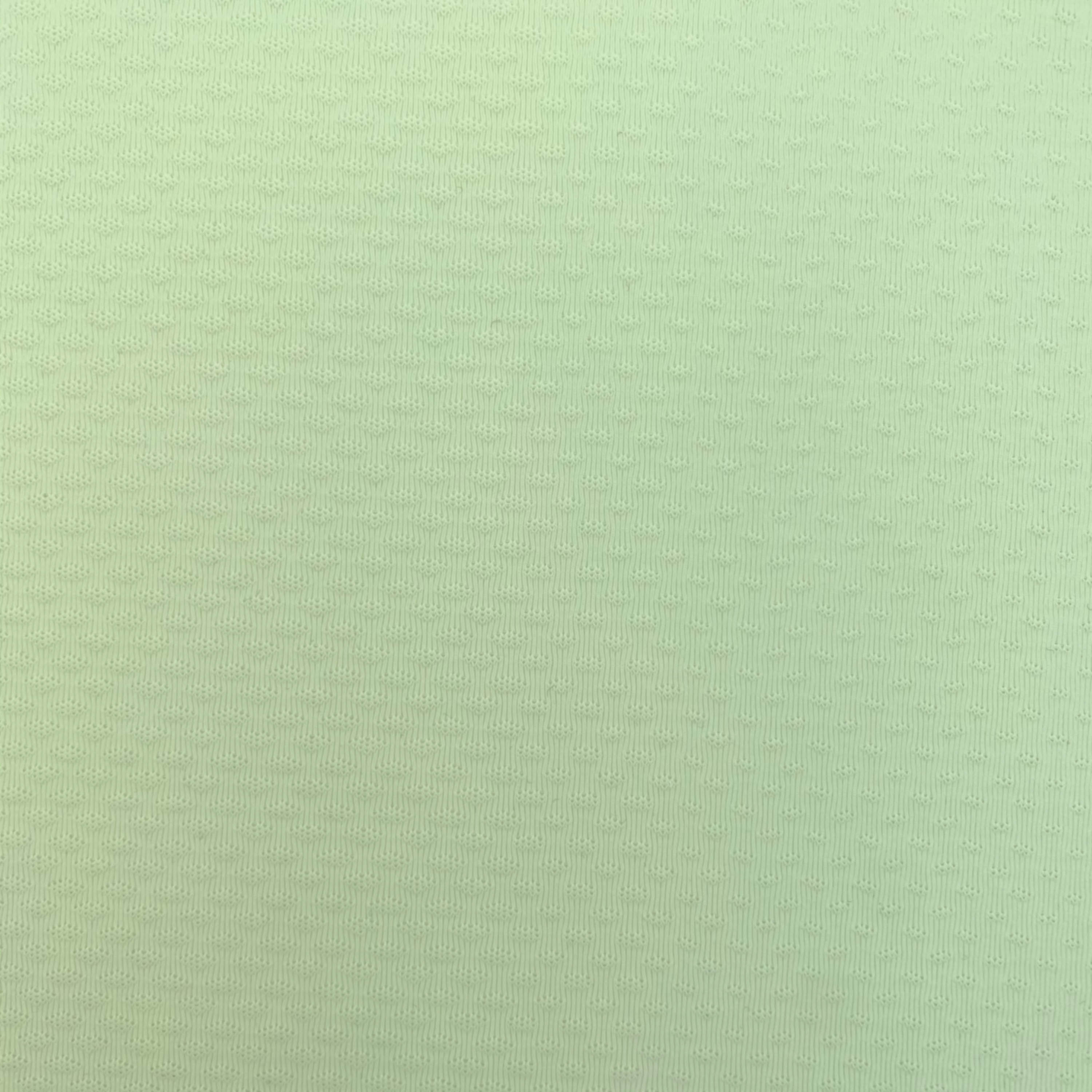 HELLGRÜNER MESH-SINGLE-JERSEY-STOFF